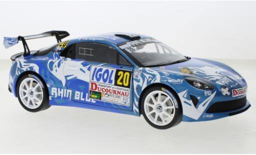 Alpine A110 1/18 Solido Rally RGT No.20 Rallye du Var 2021 diecast model cars