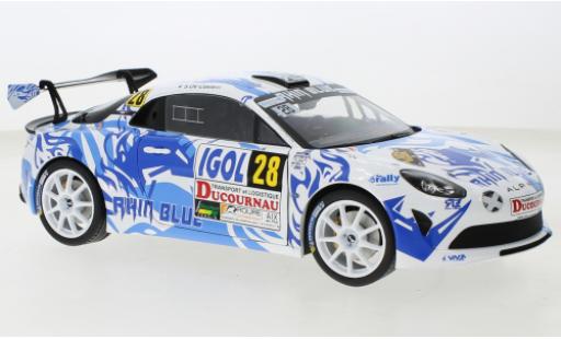 Alpine A110 1/18 Solido Rally RGT No.28 Rallye du Var 2021 diecast model cars