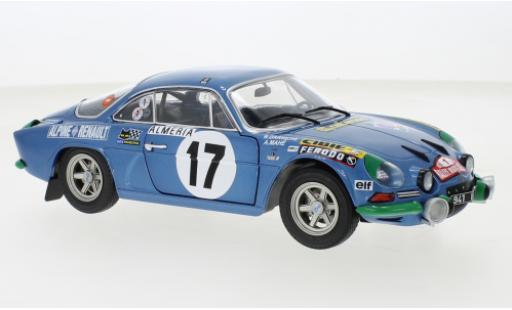 Alpine A110 1/18 Solido Renault 1600S No.17 Rallye Monte Carlo 1972 diecast model cars