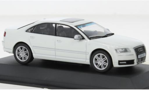 Audi S8 1/43 Solido (D3) white 2010 diecast model cars