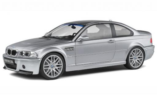 Bmw M3 1/18 Solido (E46) CSL grey 2003 diecast model cars