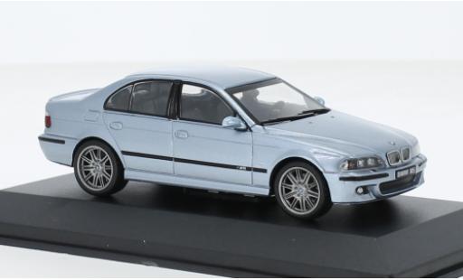 Diecast model cars Bmw M5 1/43 Solido (E39) metallise blue clair 2003 Bmw M5 1/43 Solido (E39) metallise blue clair 2003 diecast model cars