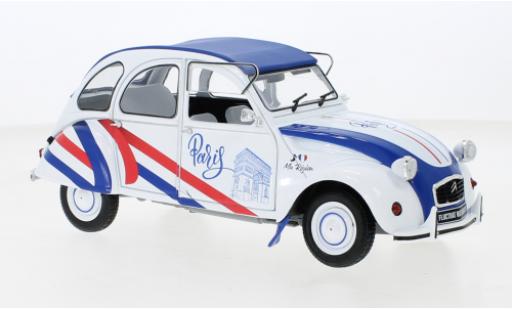 Citroen 2CV 1/18 Solido 6 Region Paris white/Dekor 1962 diecast model cars