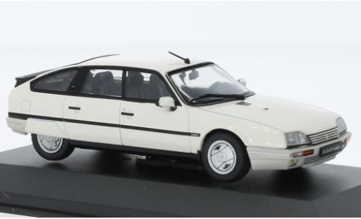 Diecast model cars Citroen CX 1/43 Solido GTI Turbo II white 1989 Citroen CX 1/43 Solido GTI Turbo II white 1989 diecast model cars