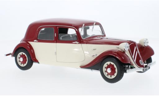 Diecast model cars Citroen Traction 1/18 Solido 7 red/beige 1937 Citroen Traction 1/18 Solido 7 red/beige 1937 diecast model cars