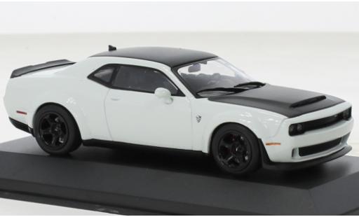 Dodge Challenger 1/43 Solido SRT Demon V8 6.2 white/black 2018 diecast model cars