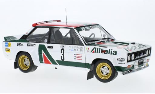 Fiat 131 1/18 Solido Abarth No.3 Alitalia Rallye WM Rallye Monte Carlo 1979 diecast model cars
