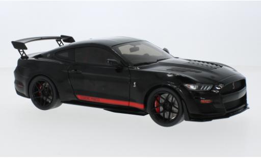 Diecast model cars Shelby GT 500 1/18 Solido Ford Mustang Code Red black 2022 Shelby GT 500 1/18 Solido Ford Mustang Code Red black 2022 diecast model cars