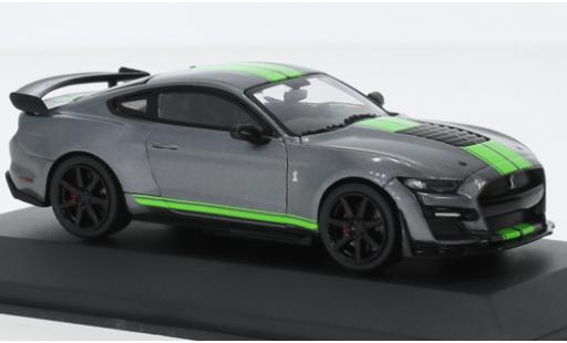 Diecast model cars Shelby GT 500 1/43 Solido Ford Mustang rapide Track metallise grey/la chaux 2020 Shelby GT 500 1/43 Solido Ford Mustang rapide Track metallise grey/la chaux 2020 diecast model cars