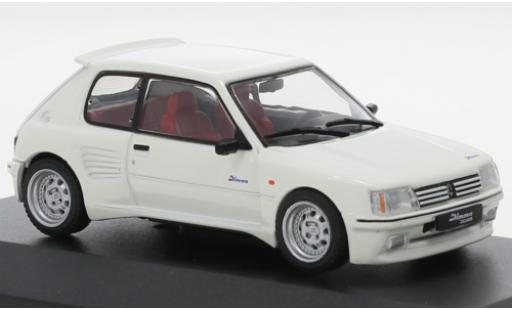 Peugeot 205 1/43 Solido GTI Dimma white diecast model cars