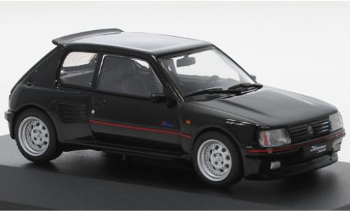 Peugeot 205 1/43 Solido GTI Dimma black diecast model cars