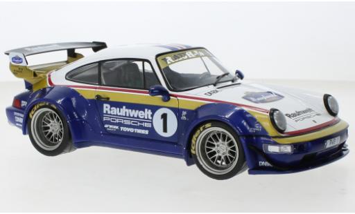 Porsche 964 RWB 1/18 Solido 911  blue/white 2022 diecast model cars