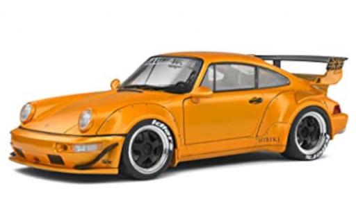 Porsche 991 RWB 1/18 Solido 911 (964) metallise orange HIBIKI 2016 diecast model cars