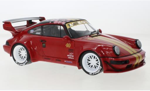 Porsche 964 RWB 1/18 Solido 911  red Red Sakura 2021 diecast model cars