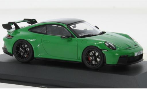 Porsche 992 GT3 1/43 Solido 911  green diecast model cars