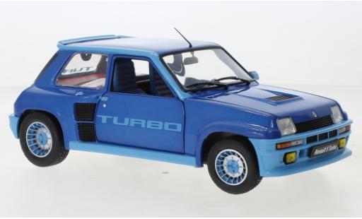 Renault 5 1/18 Solido Turbo metallise blue 1981 diecast model cars