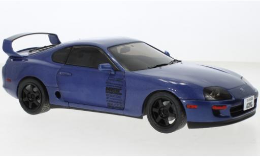 Toyota Supra 1/18 Solido MK4 (A80) metallise blue 1993 diecast model cars