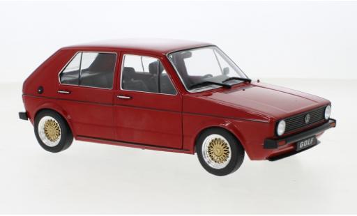 Volkswagen Golf 1/18 Solido I Custom II red 1976 diecast model cars