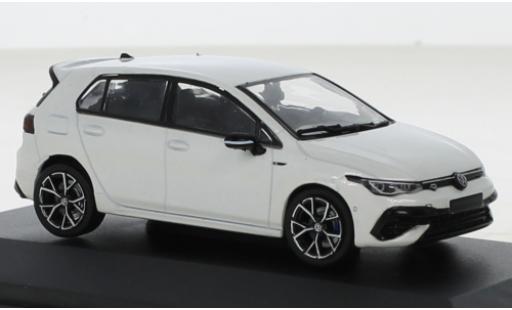 Diecast model cars Volkswagen Golf 1/43 Solido VIII R metallise white 2021 Volkswagen Golf 1/43 Solido VIII R metallise white 2021 diecast model cars