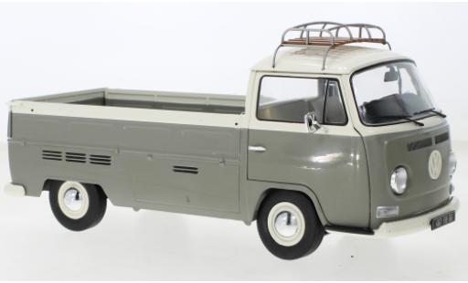 Volkswagen T2 1/18 Solido Pick Up grey/white 1968 diecast model cars