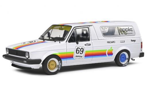 Diecast model cars Volkswagen Caddy 1/18 Solido MkI Custom white/Dekor Apple Computer 1982 No.69 935 K3 Tribute Volkswagen Caddy 1/18 Solido MkI Custom white/Dekor Apple Computer 1982 No.69 935 K3 Tribute diecast model cars