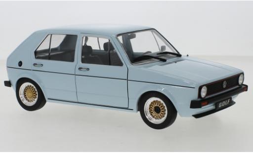 Volkswagen Golf 1/18 Solido I Custom blue diecast model cars