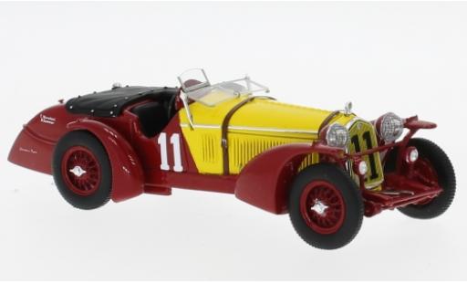 Alfa Romeo 8C 1/43 Spark RHD No.11 24h Le Mans 1933 R.Sommer/T.Nuvolari diecast model cars