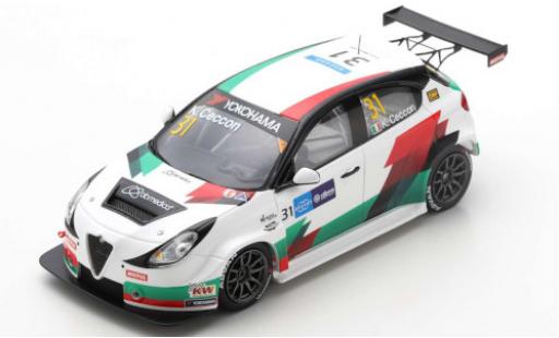 Diecast model cars Alfa Romeo Giulietta 1/43 Spark Veloce TCR No.31 WTCR Macau 2019 K.Ceccon Alfa Romeo Giulietta 1/43 Spark Veloce TCR No.31 WTCR Macau 2019 K.Ceccon diecast model cars