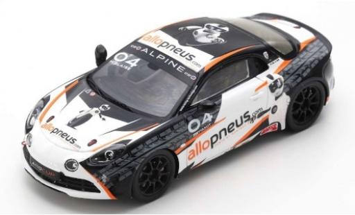 Diecast model cars Alpine A110 1/43 Spark Cup No.04 AlloPneus Elf Europa Cup 2018 M.Blaise Alpine A110 1/43 Spark Cup No.04 AlloPneus Elf Europa Cup 2018 M.Blaise diecast model cars
