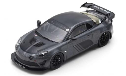 Diecast model cars Alpine A110 1/43 Spark GT4 metallic grey/black Goodwood 2018 Alpine A110 1/43 Spark GT4 metallic grey/black Goodwood 2018 diecast model cars