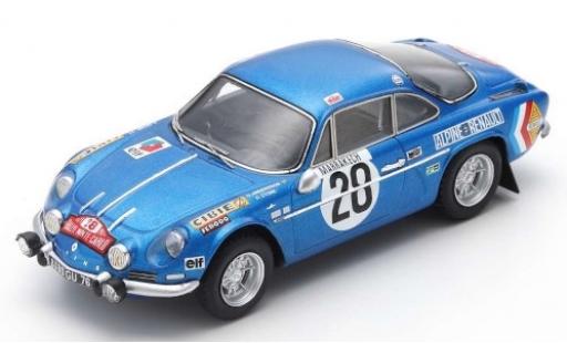 Diecast model cars Alpine A110 1/43 Spark No.28 Rally Monte Carlo 1971 O.Andersson/D.Stone Alpine A110 1/43 Spark No.28 Rally Monte Carlo 1971 O.Andersson/D.Stone diecast model cars