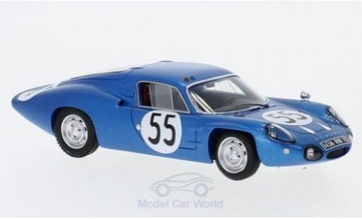 Diecast model cars Alpine A110 1/43 Spark No.55 24h Le Mans 1965 J.Cheinisse/J.-P.Hanrioud Alpine A110 1/43 Spark No.55 24h Le Mans 1965 J.Cheinisse/J.-P.Hanrioud diecast model cars