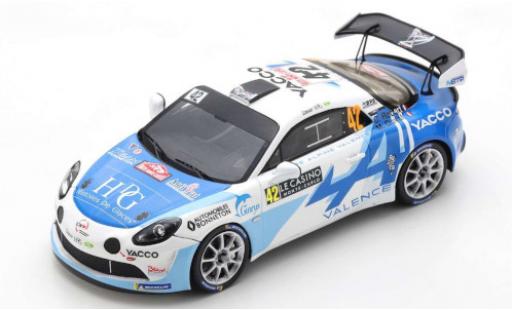 Alpine A110 1/43 Spark Rally RGT No.42 Team Bonneton Rallye WM Rallye Monte Carlo 2021 C.Robert/M.Duval diecast model cars