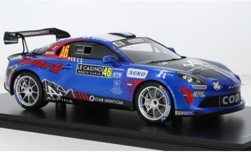 Alpine A110 1/18 Spark Rally RGT No.46 Rallye WM Rallye Monte Carlo 2022 1:18 diecast model cars