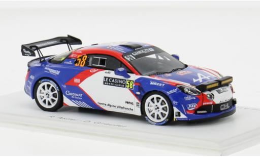 Alpine A110 1/43 Spark Rally RGT No.58 CHL Sport Auto Rallye WM Rallye Monte Carlo 2024 1:43 diecast model cars