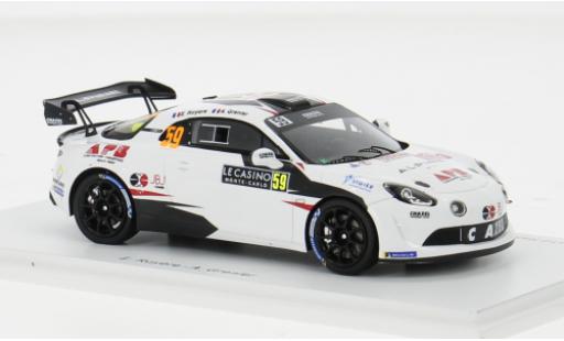 Alpine A110 1/43 Spark Rally RGT No.59 Chazel Technologie Course Rallye WM Rallye Monte Carlo 2024 1:43 diecast model cars