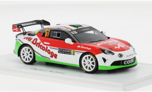 Alpine A110 1/43 Spark Rally RGT No.61 Code Racing Development Rallye WM Rallye Monte Carlo 2024 1:43 diecast model cars