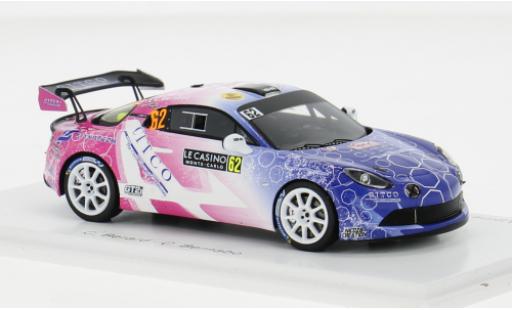 Alpine A110 1/43 Spark Rally RGT No.62 Rallye WM Rallye Monte Carlo 2024 1:43 diecast model cars