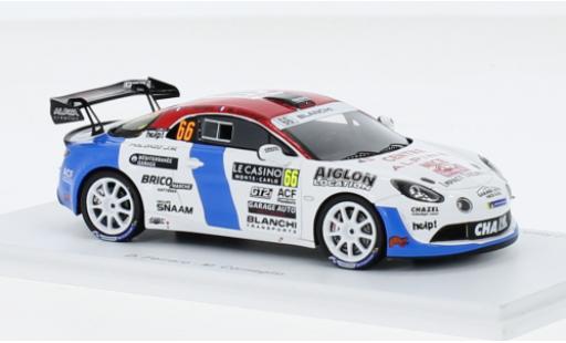 Alpine A110 1/43 Spark Rally RGT No.66 Chazel Technologie Course Rallye WM Rallye Monte Carlo 2023 1:43 diecast model cars