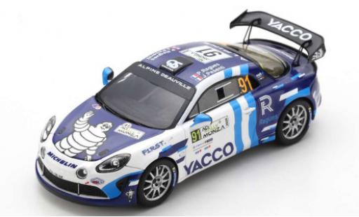 Alpine A110 1/43 Spark Rally RGT No.91 Yacco Rallye WM Rally Monza 2020 P.Ragues/J.Pesenti diecast model cars