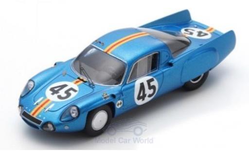 Diecast model cars Alpine A210 1/43 Spark No.45 24h Le Mans 1966 G.Verrier/R.Bouharde Alpine A210 1/43 Spark No.45 24h Le Mans 1966 G.Verrier/R.Bouharde diecast model cars