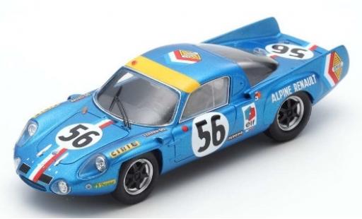 Alpine A210 1/43 Spark No.56 Société des Automobiles Renault 24h Le Mans 1968 J.L.Marnat/J-F.Gerbault diecast model cars