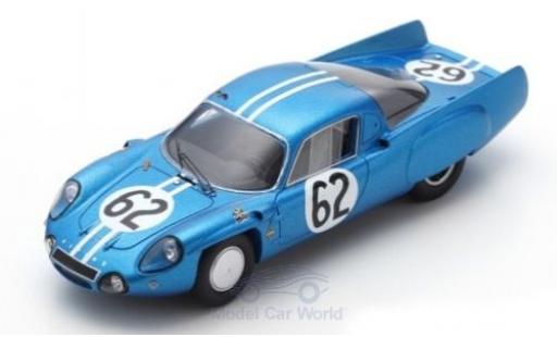 Diecast model cars Alpine A210 1/43 Spark No.62 24h Le Mans 1966 H.Grandsire/L.Cella Alpine A210 1/43 Spark No.62 24h Le Mans 1966 H.Grandsire/L.Cella diecast model cars