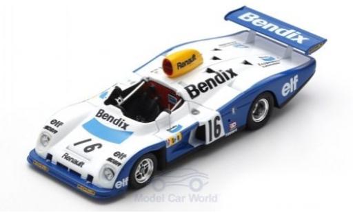 Alpine A442 1/43 Spark Renault RHD No.16 Bendix 24h Le Mans 1977 D.Pironi/R.Arnoux/G.Frequelin diecast model cars