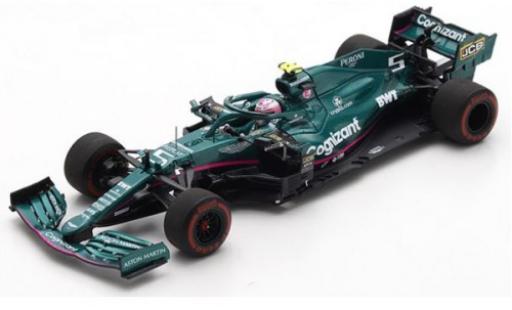 Aston Martin AMR2 1/43 Spark 1 No.5 Cognizant F1 Team Cognizant Formel 1 GP Bahrain 2021 S.Vettel diecast model cars