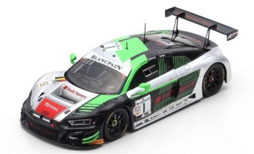 Audi R8 1/43 Spark LMS GT3 No.1 Sport Team WRT 24h Spa 2019 R.Frijns/N.Müller/R.Rast diecast model cars