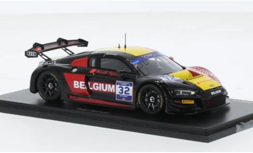 Audi R8 1/43 Spark LMS GT3 No.32 Team Belgium FIA Motorsport Games GT Sprint Cup Paul Ricard 2022 1:43 diecast model cars