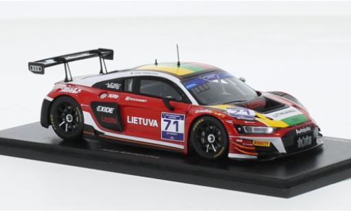 Audi R8 1/43 Spark LMS GT3 No.71 Team Lithuania FIA Motorsport Games GT Sprint Cup Paul Ricard 2022 1:43 diecast model cars