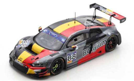 Audi R8 1/43 Spark LMS GT3 No.88 Team Belgium FIA Motorsport Games GT Cup Vallelunga 2019 L.Machiels/N.Verdonck diecast model cars