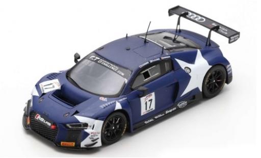 Audi R8 1/43 Spark LMS No.17 Sport Team WRT Intercontinental GT Challenge 8h Kalifornien 2018 S.van der Linde/A.Riberas/S.Leonard diecast model cars